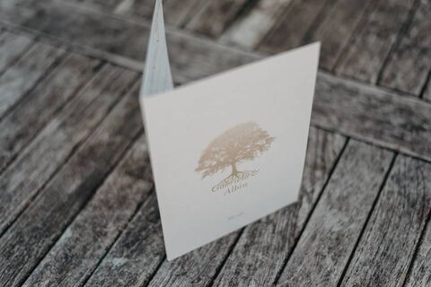 Festlich gedeckte Hochzeitstafel mit Blumenschmuck